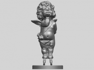 angel baby 03 Modèles 3D en vedette