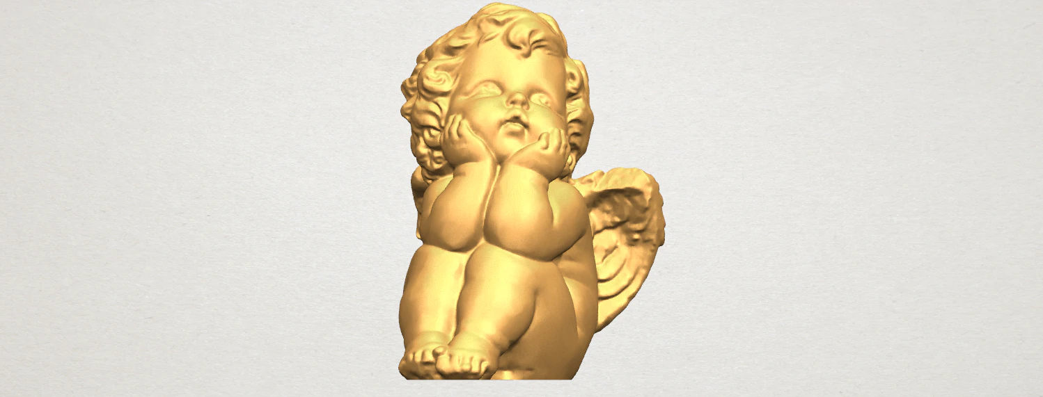 angel baby 04 3D Print Model .c4d .max .obj .3ds .fbx .stl .blend