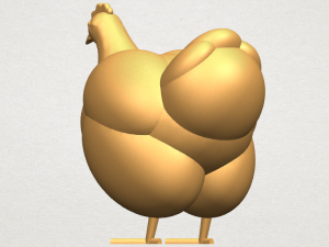 hen Modelo de Impressão 3D