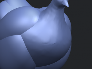 hen Modelo de Impressão 3D