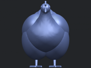 hen Modelo de Impressão 3D