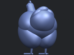 hen Modelo de Impressão 3D