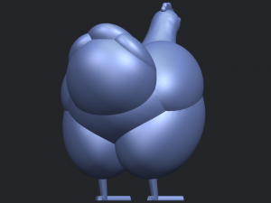 hen Modelo de Impressão 3D