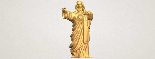 jesus - funny 3Dプリントモデル .c4d .max .obj .3ds .fbx .stl .blend 