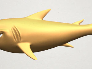 상어 3D 프린트 모델