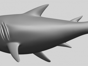shark 3Dプリントモデル