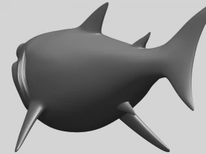 shark 3D Print Model