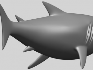 shark 3Dプリントモデル