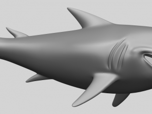 shark 3Dプリントモデル
