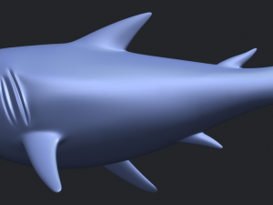 shark 3Dプリントモデル