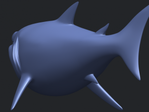 shark 3Dプリントモデル