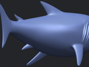 shark 3Dプリントモデル