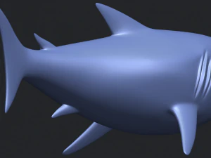 shark 3D Print Model