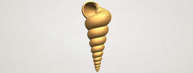 spiral shell Modelo de Impressão 3D .c4d .max .obj .3ds .fbx .stl .blend 