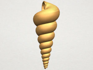 spiral shell 3D Print Model