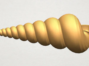 spiral shell 3D Print Model