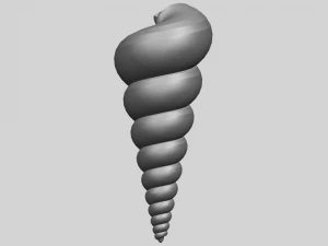 spiral shell 3D Print Model