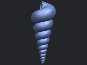 spiral shell 3D Print Model