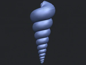 spiral shell 3D Print Model