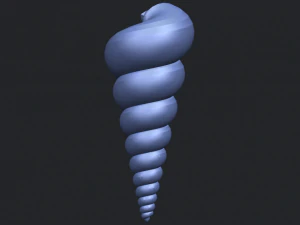 spiral shell 3D Print Model