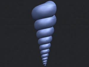 spiral shell 3D Print Model