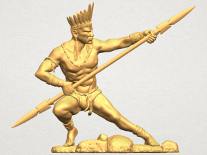 red indian 02 3D Print Model