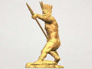 red indian 02 3D Print Model