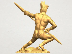 red indian 02 3D Print Model