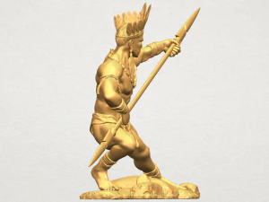 red indian 02 3D Print Model