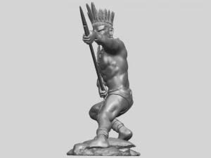 red indian 02 3D Print Model