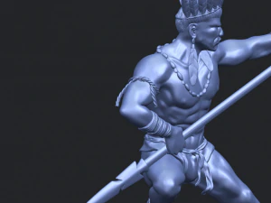 red indian 02 3D Print Model