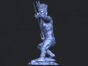 red indian 02 3D Print Model