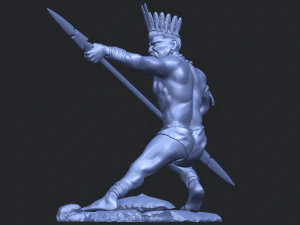 red indian 02 3D Print Model