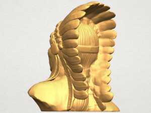 red indian 03 - bust Modelo de impresión 3D
