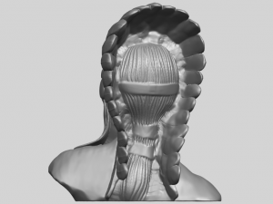 red indian 03 - bust Modelo de impresión 3D