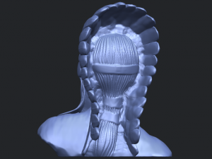 red indian 03 - bust Modelo de impresión 3D