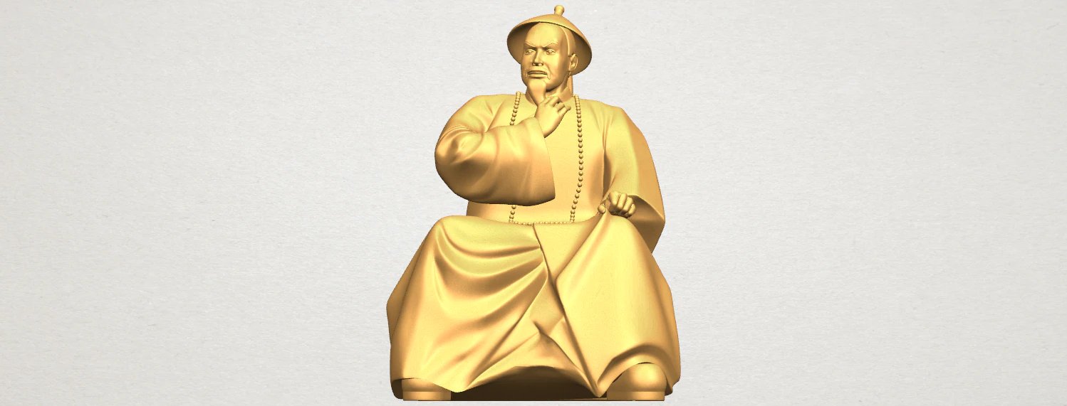 dinasty qing 3D Print Model .c4d .max .obj .3ds .fbx .stl .blend 