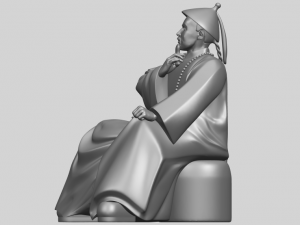 dinasty qing 3Dプリントモデル