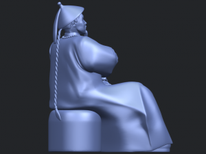 dinasty qing 3Dプリントモデル