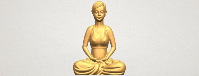 beautiful girl - yoga 3D Принт Модель .c4d .max .obj .3ds .fbx .stl .blend 