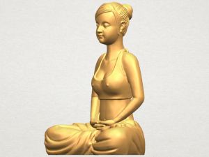 beautiful girl - yoga 3D Принт Модель