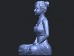 beautiful girl - yoga 3D Принт Модель