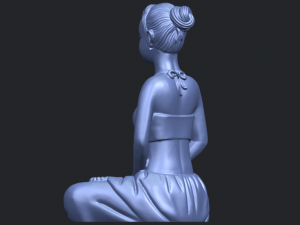 beautiful girl - yoga 3D Принт Модель