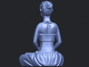 beautiful girl - yoga 3D Принт Модель