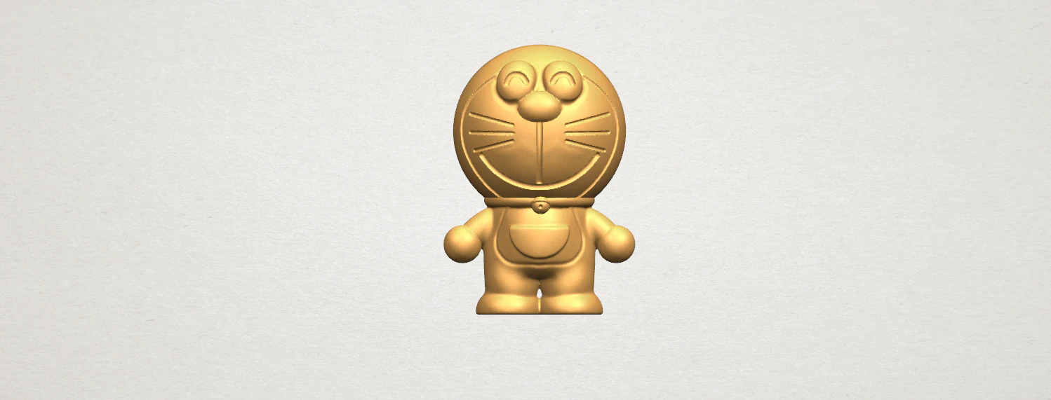 doraemon 3D Print Model .c4d .max .obj .3ds .fbx .stl .blend
