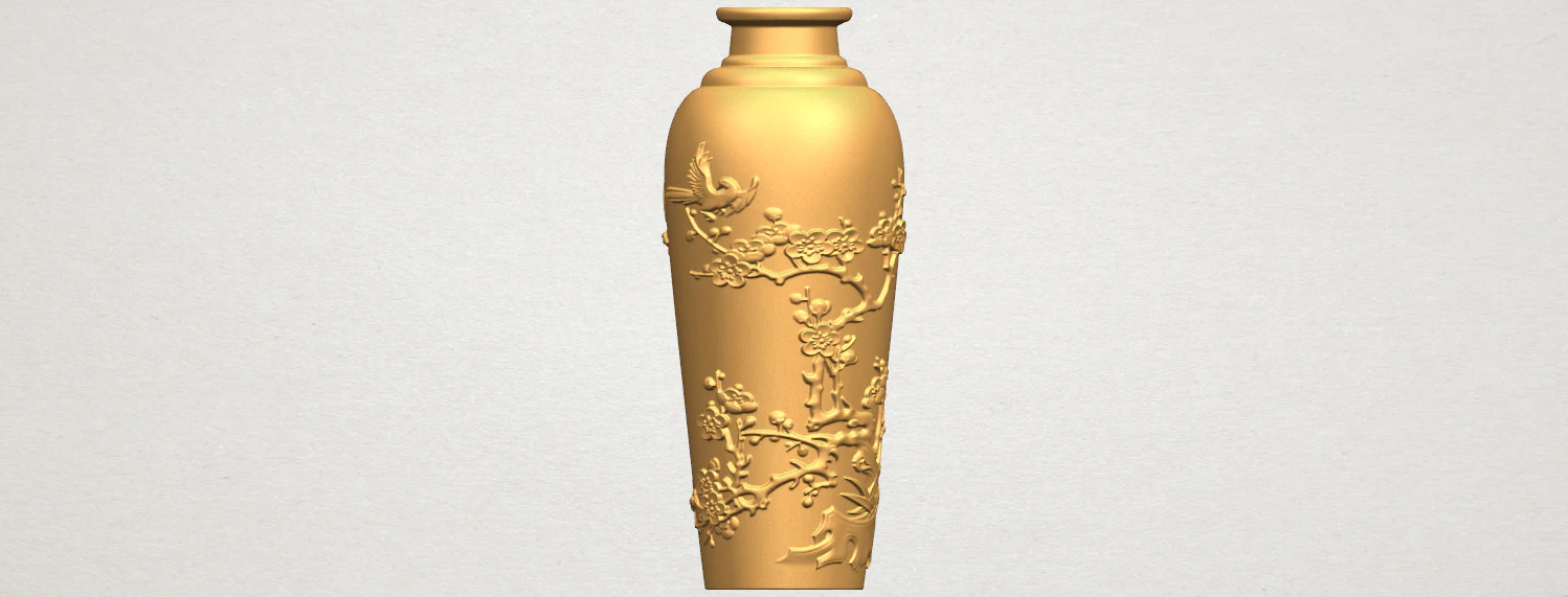 vase 01 3D Print Model .c4d .max .obj .3ds .fbx .stl .blend 