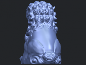 chinese lion 3Dプリントモデル