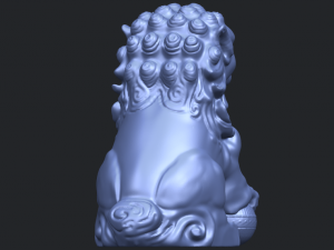 chinese lion 3Dプリントモデル
