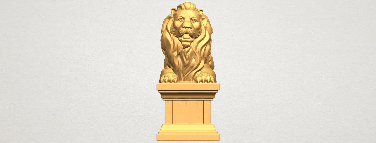lion 04 3D Print Model .c4d .max .obj .3ds .fbx .stl .blend