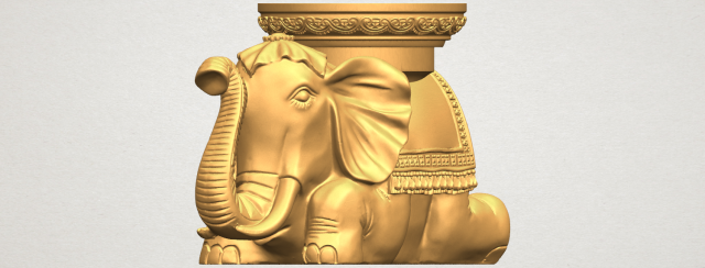 elephant table 3D-Druckmodell .c4d .max .obj .3ds .fbx .stl .blend 